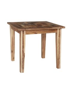 Coastal Small Wooden Dining Table In Reclaimed Wood