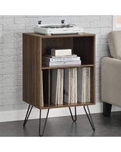 Concord Wooden Bedside Table In Walnut