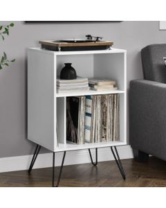 Concord Wooden Bedside Table In White