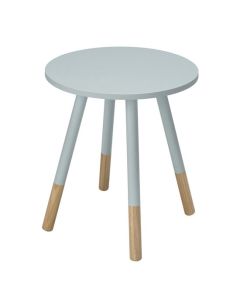 Costa Wooden Side Table In Blue