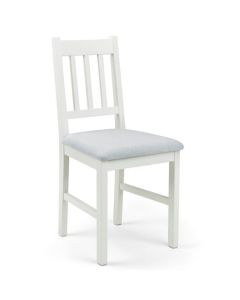 Coxmoor Wooden Dining Chair In Ivory