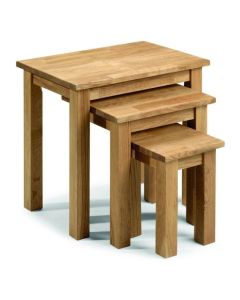 Coxmoor Wooden Nest Of Tables In Oiled Oak