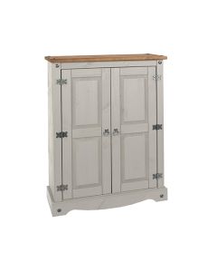 Corona Wooden Sideboard With 2 Doors In Grey