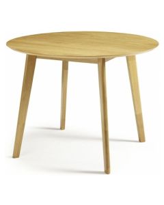 Croydon Round Wooden Dining Table In Oak