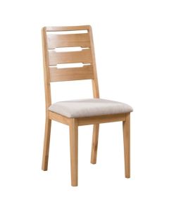 Curve Wooden Dining Chair In Oak