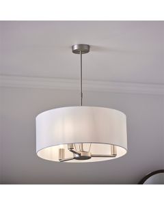 Daley 3 Lights Ceiling Pendant Light In Matt Nickel