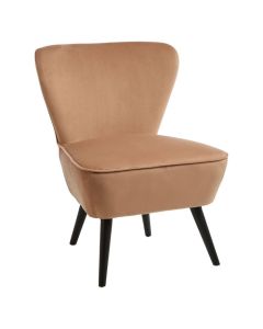 Darcy Fabric Upholstered Accent Chair In Natural
