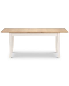 Davenport Extending Wooden Dining Table In Oak And Ivory