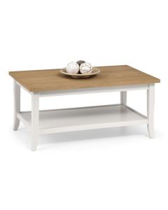 Davenport Rectangular Wooden Coffee Table In Oak