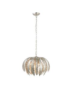 Delphine 3 Lights Ceiling Pendant Light In Silver