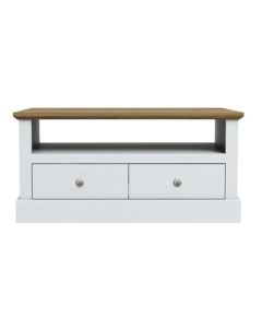 Devon Wooden Coffee Table In White