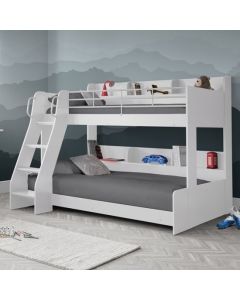 Domino Wooden Triple Sleeper Bunk Bed In White