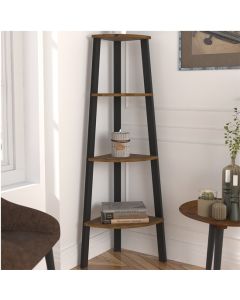 Ealing Corner Wooden 3 Tiers Shelving Unit In Pine