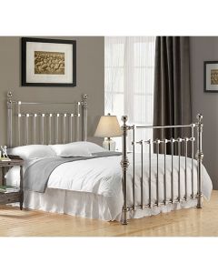 Edward Metal Double Bed In Chrome