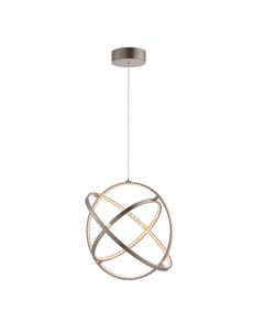 Eternity LED 3 Lights Ceiling Pendant Light In Matt Nickel