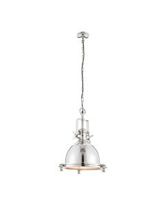 Fenton Ceiling Pendant Light In Timeless Bright Nickel