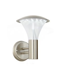 Francis LED Wall Light In Brushed Stainless Steel