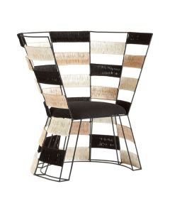 Fusion Fabric Upholstered Bedroom Chair In Beige