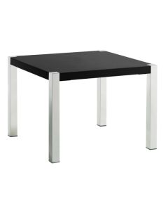 Gamma Wooden Lamp Table In Black High Gloss