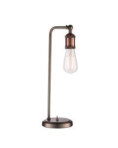 Hal Table Lamp In Aged Pewter And Aged Copper