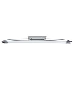 Harper LED 2 Lights Medium Flush Ceiling Light In Polished Chrome