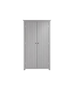 Havana Wooden Wardrobe With 2 Doors In Grey