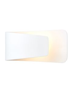 Jenkins LED Wall Light In Matt White