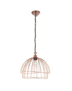 Jericho Ceiling Pendant Light In Copper