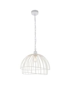 Jericho Ceiling Pendant Light In Matt White