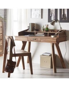 Jodhpur Wooden Computer Desk In Natural Sheesham