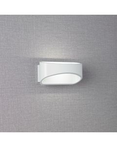 Johnson LED Wall Light In Matt White