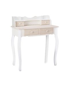 Juliette Wooden Dressing Table In Cream And White