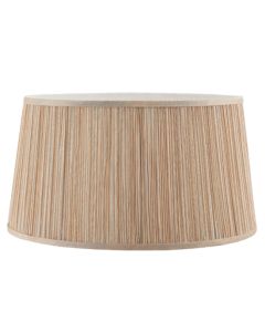 Kemp Oval Fabric 17 Inch Shade In Beige