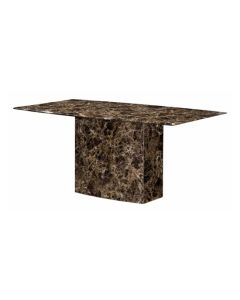 Kiev Marble Dining Table In Lacquer