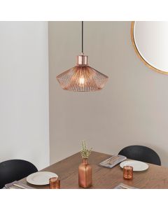 Kimberley LED Ceiling Pendant Light In Copper