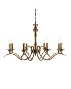 Kora 8 Lights Ceiling Pendant Light In Antique Brass