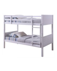 Lala Wooden Bunk Bed In White