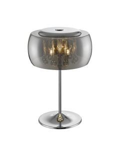 Lambeth 3 Bulbs Decorative Table Lamp In Chrome