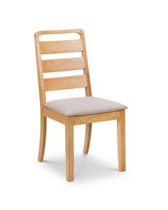 Lars Wooden Dining Chair In Waxed Oak