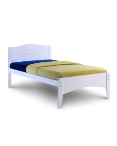 Lauren Wooden Single Bed In White