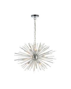 Lena 9 Lights Ceiling Pendant Light In Chrome