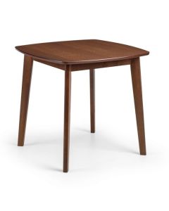Lennox Square Wooden Dining Table In Walnut