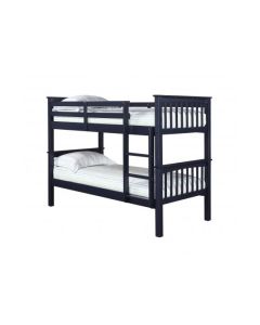 Leo Wooden Bunk Bed In Navy