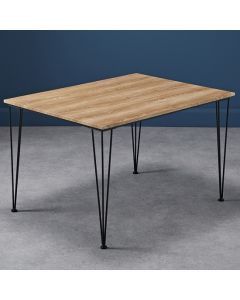 Liberty Rectangular Medium Wooden Dining Table In Oak Effect