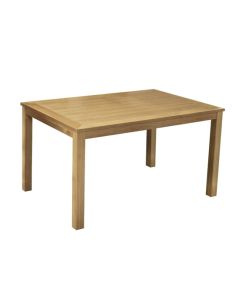 Linden Wooden Rectangular Dining Table In Oak