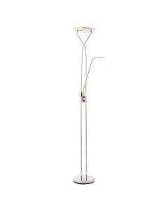 Livorno Mother And Child Task Floor Lamp In Polished Chrome