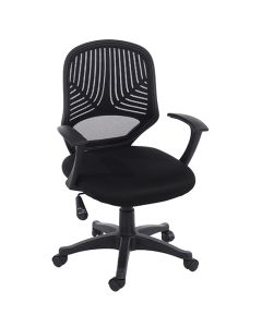 Loft Black Mesh Back Home Office Chair With Black Base