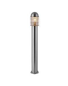 Louvre Outdor Bollard Post In Polished Stainless Steel