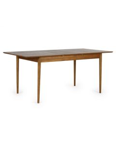 Lowry Extending Wooden Dining Table With 2 Drawers In Cherry