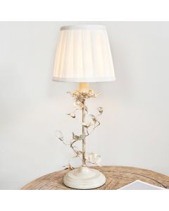 Lullaby Cream Cotton Mix Table Lamp In Cream
